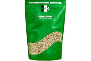 NPG Whole Fennel Seeds 16 Oz 1 LB, Whole Finocchio Seed, Perfect for Home Tea, Cooking, Smoothies, Beverages, Aromatic Spice for Italian, Mediterranean, Indian Cuisines, Gluten-Free, Non-GMO, Bulk Packaging