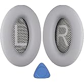 YOCOWOCO Replacement Ear Pads for Bose QuietComfort 35 (QC35) & Quiet Comfort 35 II (QC 35 ii) Headphones, EarPads Cushions with Noise Isolation Memory Foam, Softer Protein Leather, Added Thickness