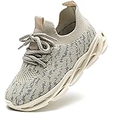 DADAWEN Toddler/Little Kid Boys Girls Lightweight Breathable Sneakers Strap Athletic Tennis Shoes for Running Walking