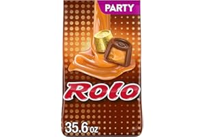 ROLO Rich Chocolate Caramels Candy Party Pack, Great Holiday Candy and Stocking Stuffers 35.6 oz