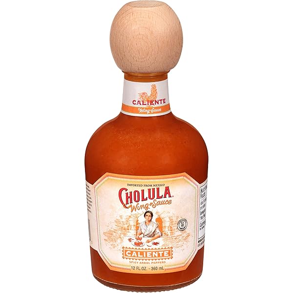 CHOLULA CALIENTE WING SAUCE, 12 FL OZ