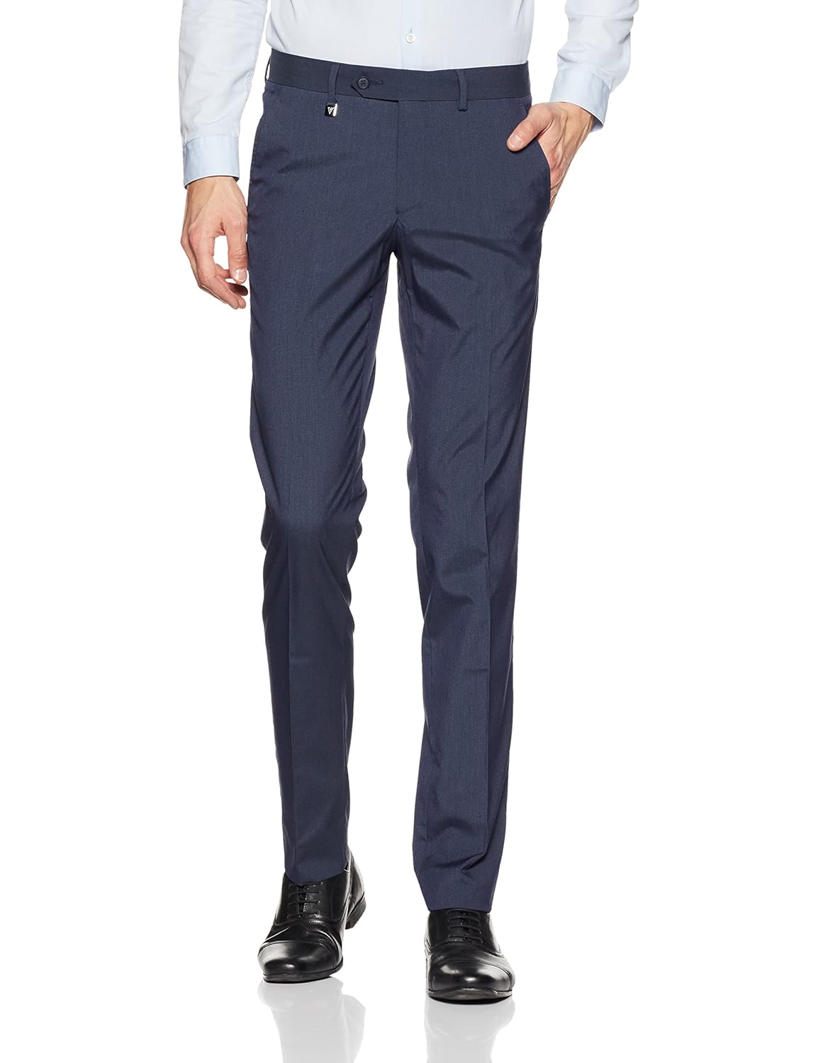 van heusen men's slim fit formal trousers