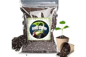 Doter Organic Seed Starter Premium Potting Soil Mix 1qt, All Natural Seed Starter Mix for Fast Germination and Vigorous Seedlings with Strong Root Systems