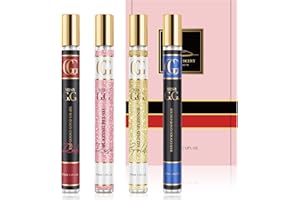 OFUN Perfume for Women, 4 Pack 35ml Perfumes Samples Set, Mini Travel Size Perufme Set, Long Lasting Fruity and Floral Parfum,Hair & Body Perfume Spray, Christmas Gifts Stocking Stuffers