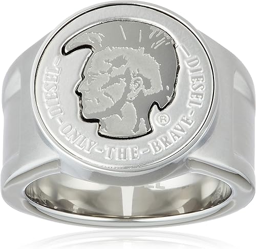 Amazon ディーゼル Diesel メンズ リング Dx10djw 08 シルバー 01 リング 通販