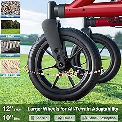 MAXWALK Walkers for Seniors, Rollator Walker with