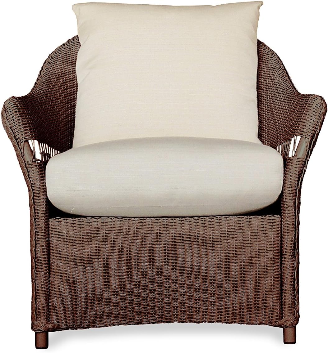 Lloyd Flanders 72202-070-733 Freeport Collection Lounge Chair in Chocolate Loom Finish, HiFi Glow