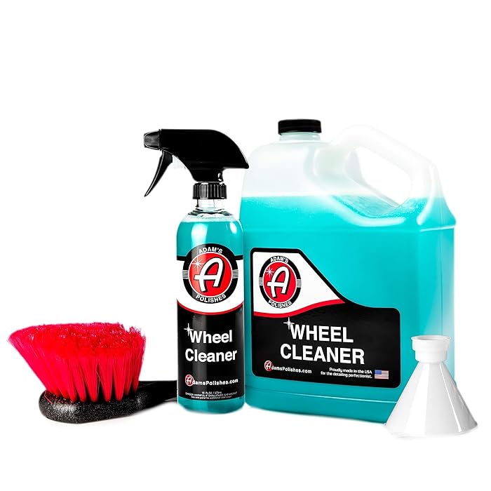 Buy Adam's Wheel Cleaner Kit Wheel & Auto Detailing Brush & Cleaning