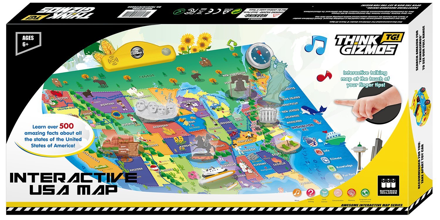 Touch And Learn Usa Map Map