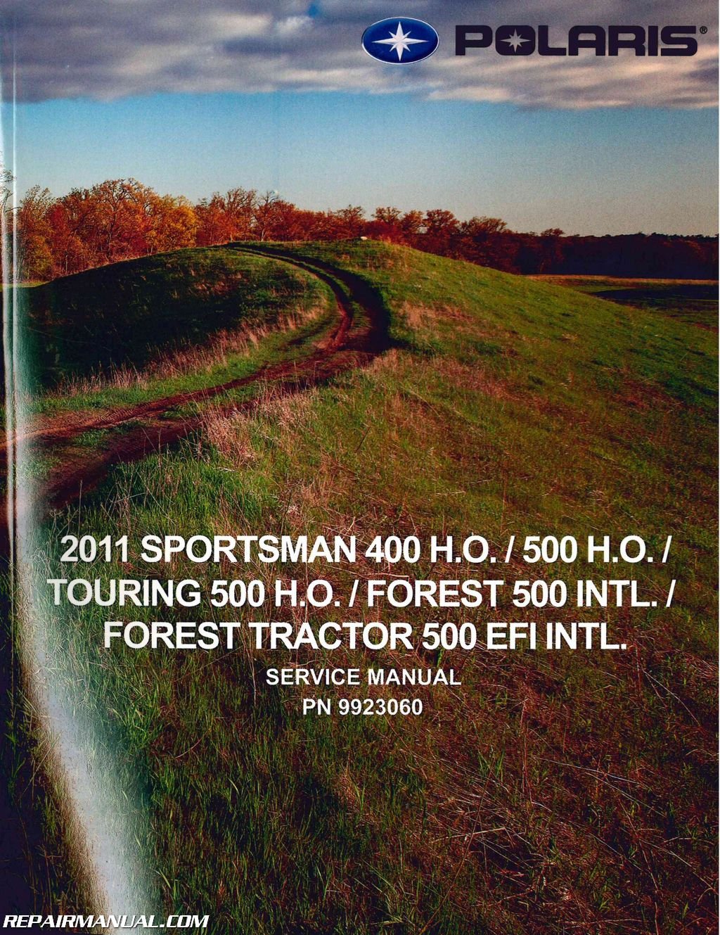 9923060 2011 Polaris Sportsman 400 500 & Hawkeye 2X4 ATV Service Manual  Paperback – 2004