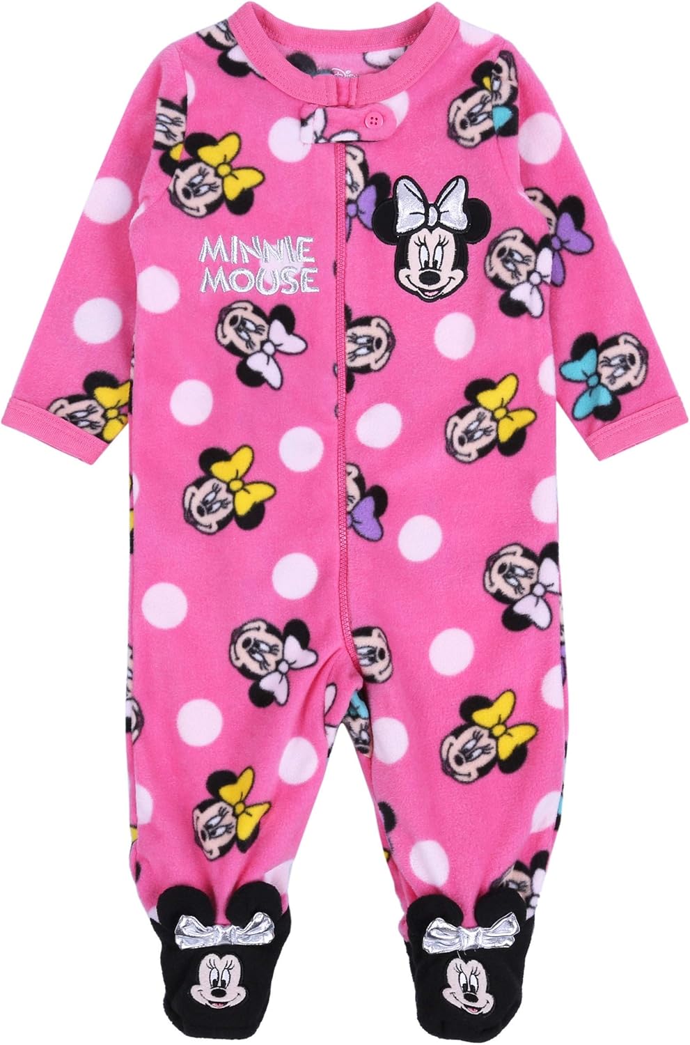 girls fleece sleepsuit