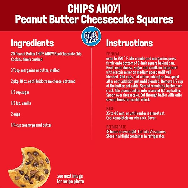 CHIPS AHOY! CHEWY CHOCOLATE CHIP COOKIES WITH REESE’S PEANUT BUTTER CUPS, FAMILY SIZE, 14.25 OZ