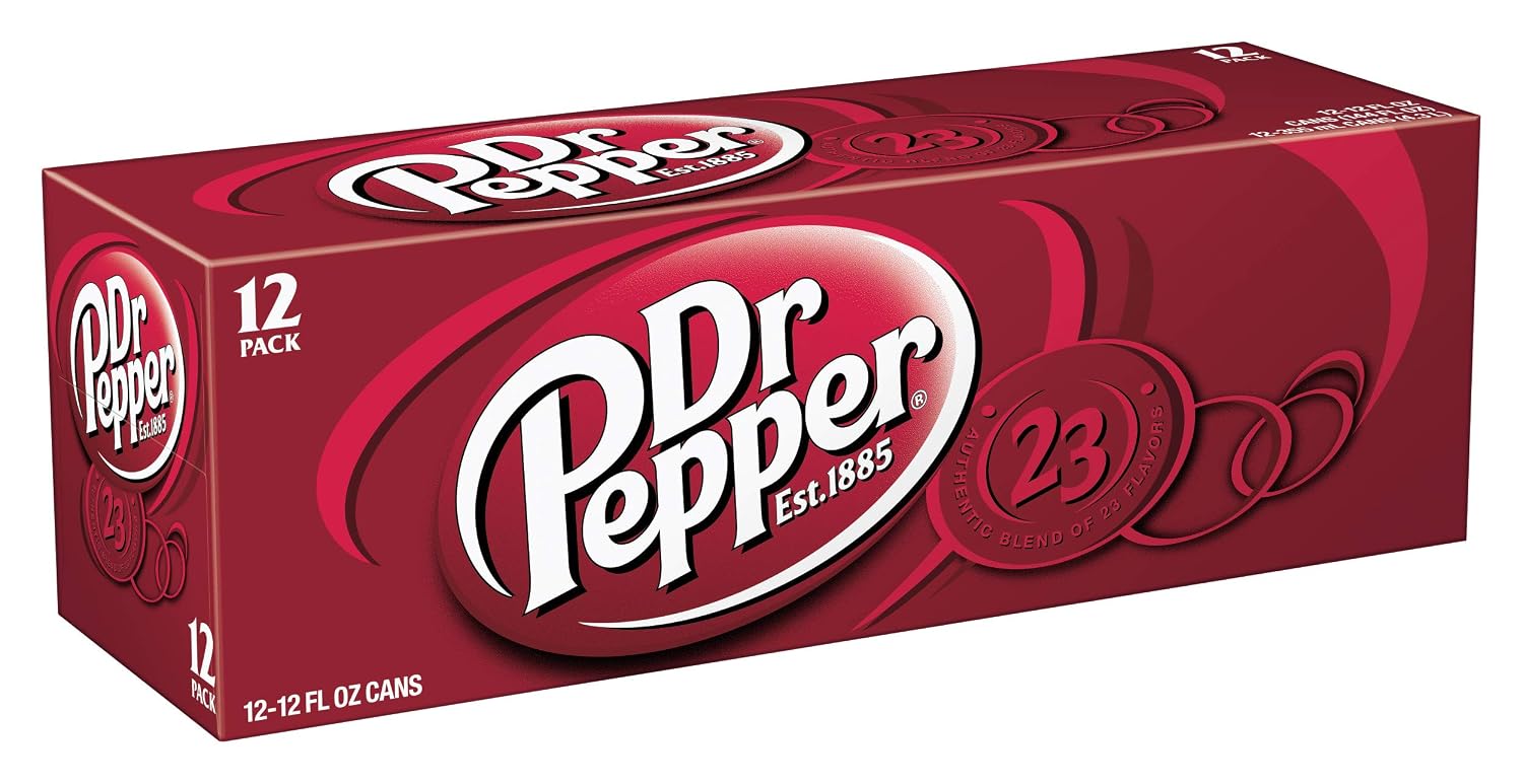 Dr.pepper 12oz 12pk - cans - 2x6 (078000082166)