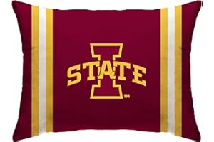 Pegasus Sports NCAA Plush Logo Bed Pillow