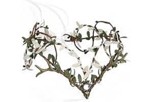 MOSTORY Elf Antler Crown Set - Handmade Woodland Fairy Crown with Elf Ears Kit for Renaissance Cosplay Hallowe