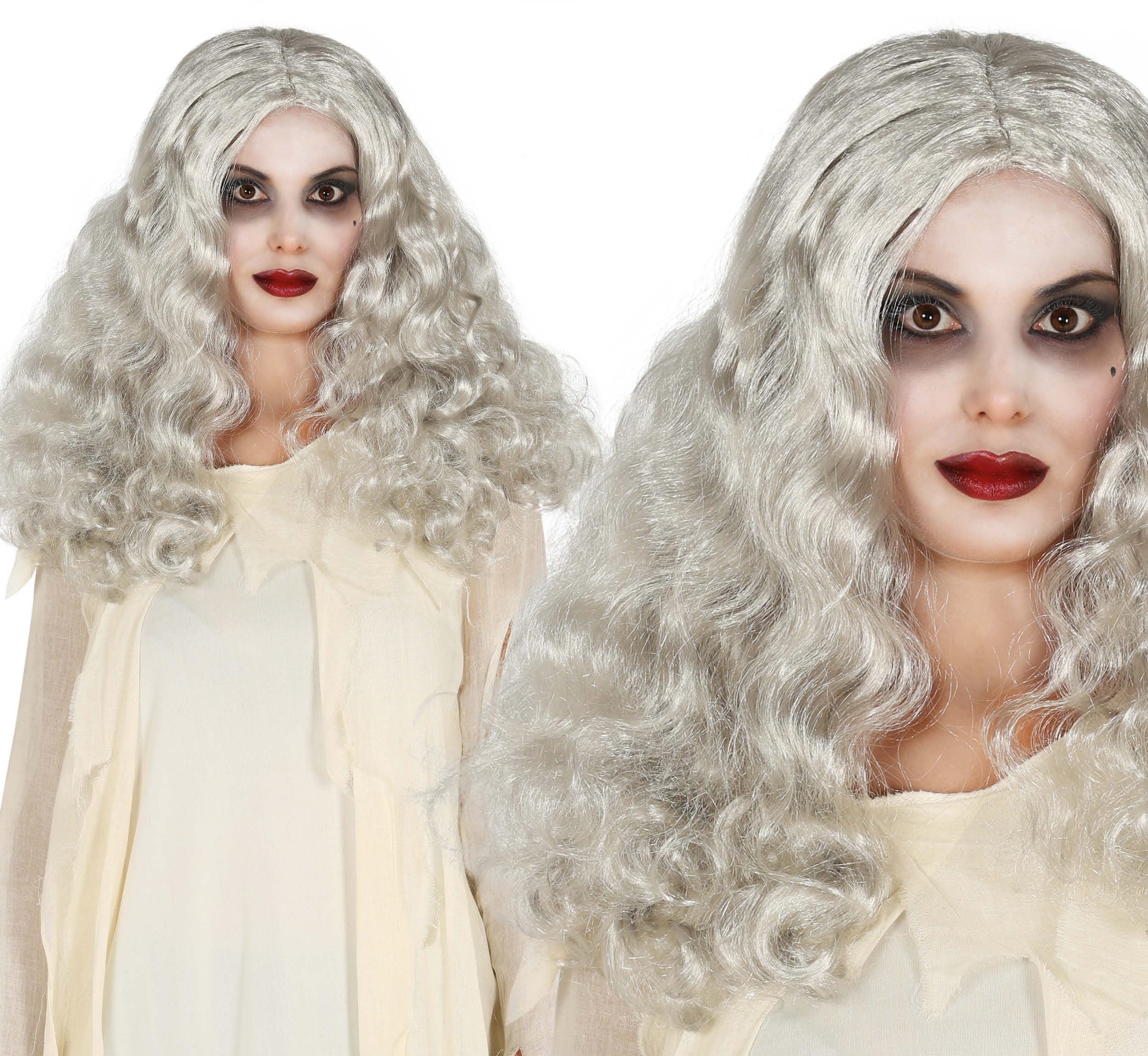 Guirca Assassin 4030 Long Wig, White/Grey