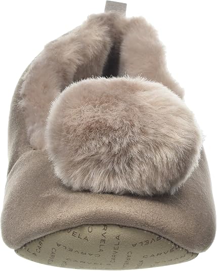 carvela pom pom slippers