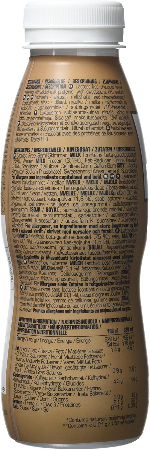 Nutramino Nutra-Go Milkshake, Chocolate, 12 x 330ml - Image 4