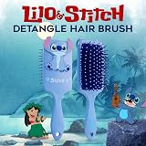 Disney Stitch Detangle Hair Brush for Women Teens Kids Blue Stitch Paddle Brush view 2