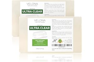 velona 10 LB - Ultra Clear Glycerin Soap Base Melt and Pour | Transparent Natural Bar For The Best Result for Soap Making