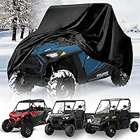 QYMOTO UTV Cover Side by Side Cover 2 Seater Compatible with Polaris RZR Ranger Can Am Defender X3 CFMOTO Zforce Uforce Yamah