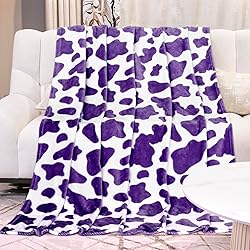 Queen Size Blanket Purple Throw Blanket Warm Purple