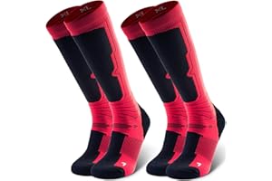 SITOISBE Ski Socks Merino Wool (Pack of 2) for Skiing, Snowboarding, Winter Warm