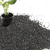 7LB Black Lava Rocks for Plants, Volcanic Rock Horticultural Lava Rock Soil for Landscaping Plants Drainage, Small Lava Rock Gravel for Succulents, Bonsai, Vase Fillers, Top Dressing