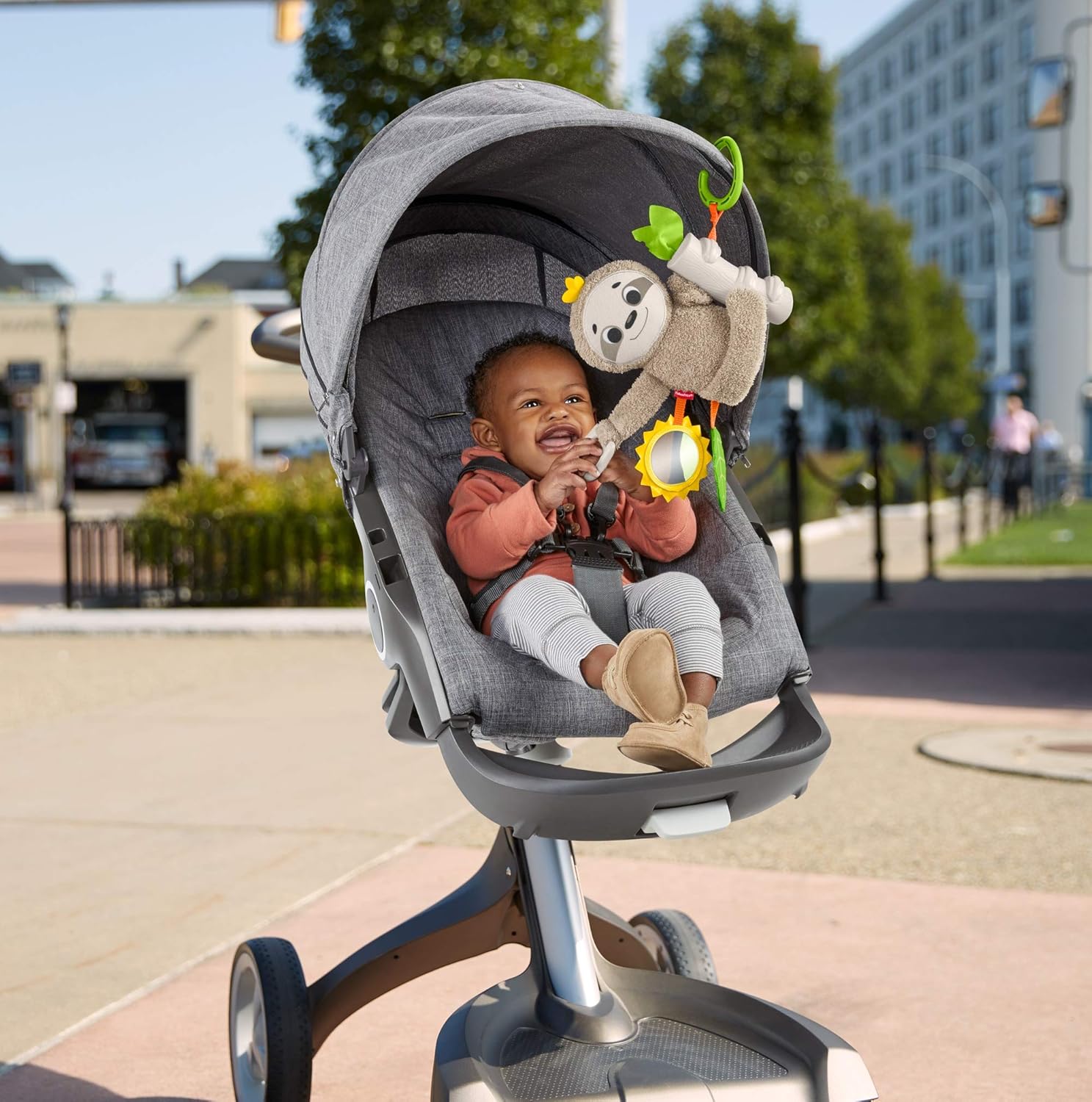 Fisher-Price Slow Much Fun Stroller Sloth 0+ kids : Baby