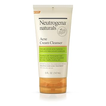 Image result for neutrogena natural acne cream cleanser