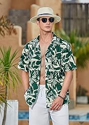 Hawaiian Shirt for Men Short Sleeve Button Down