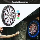 CyeeLife One Piece Dart Shafts and Flights 12pcs Black/Red/Blue/Green 2BA view 6