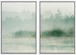 MUDECOR Framed Canvas Print Wall Art Set Monochrome