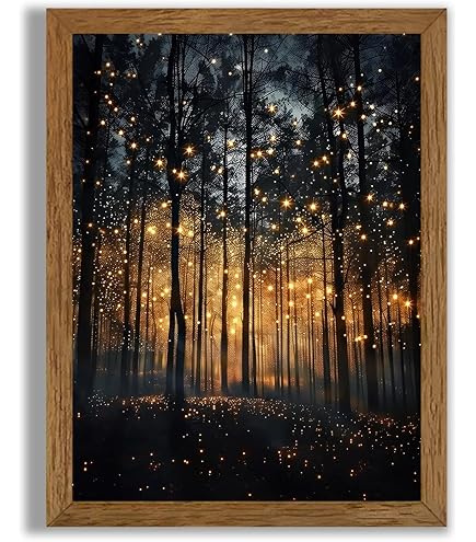 Amazon.com: Whimsical Nature Forest Wall Art, Enchanted Forest