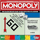 Monopoly Board Game | Classic Game with Storage Tray and Larger Tokens | Ages 8+ | 2 to 6 Players | Family Games for Kids and
