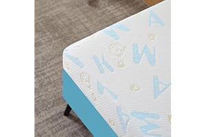 OUUI 5 Inch Twin Mattress for Kids, Removable Washable Cover Cooling Memory Foam Medium Feel, Bed-in-a-Box, CertiPUR-US Certified