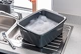 Addis Eco 12 Litre Rectangular Washing Up Bowl Grey 42x33x16.5cm view 3