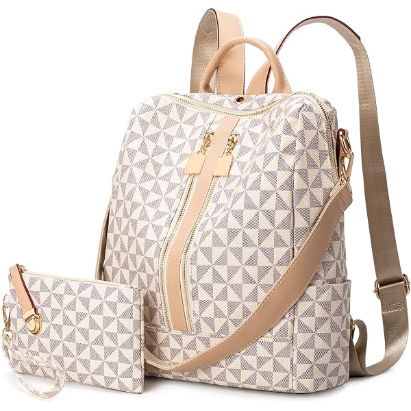 1386 Backpack Purse PU Leather Travel Satchel Handbag Convertible Design Amazon.com: Makes Backpack Purse for Women PU Leather Travel  main image 3