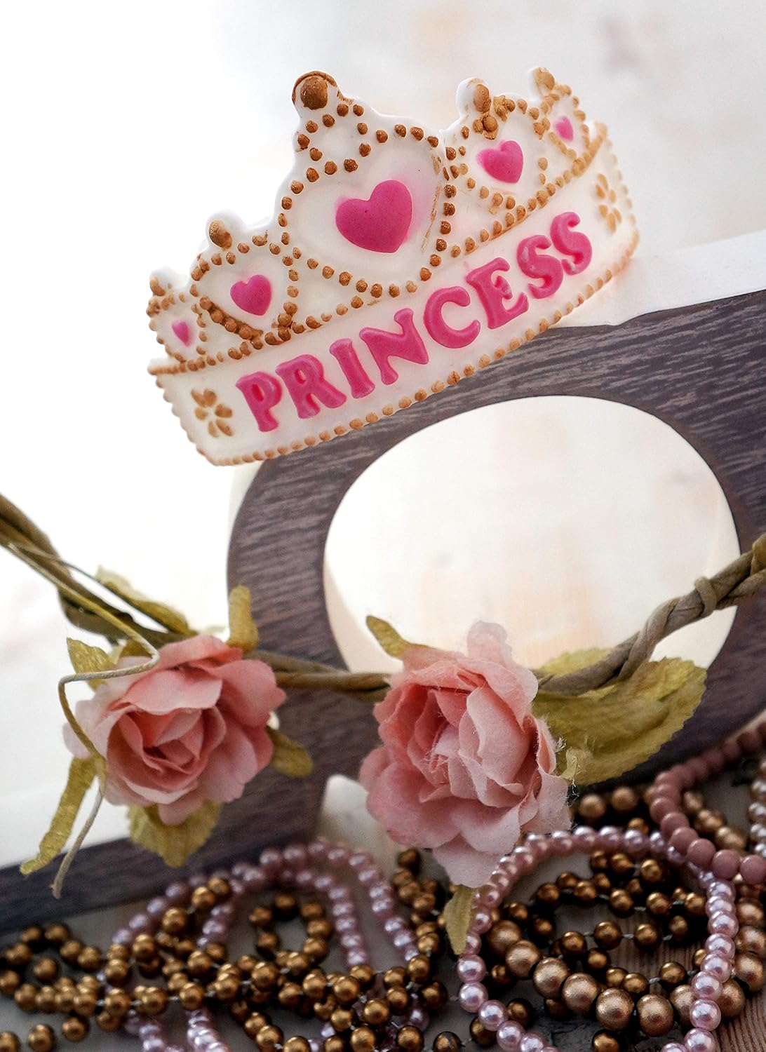 Katy Sue Designs CP0017 Princess Tiara Banner Silicone Mould for Cake Decorating Crafts, Cupcakes, Sugarcraft, Candies - Image 5