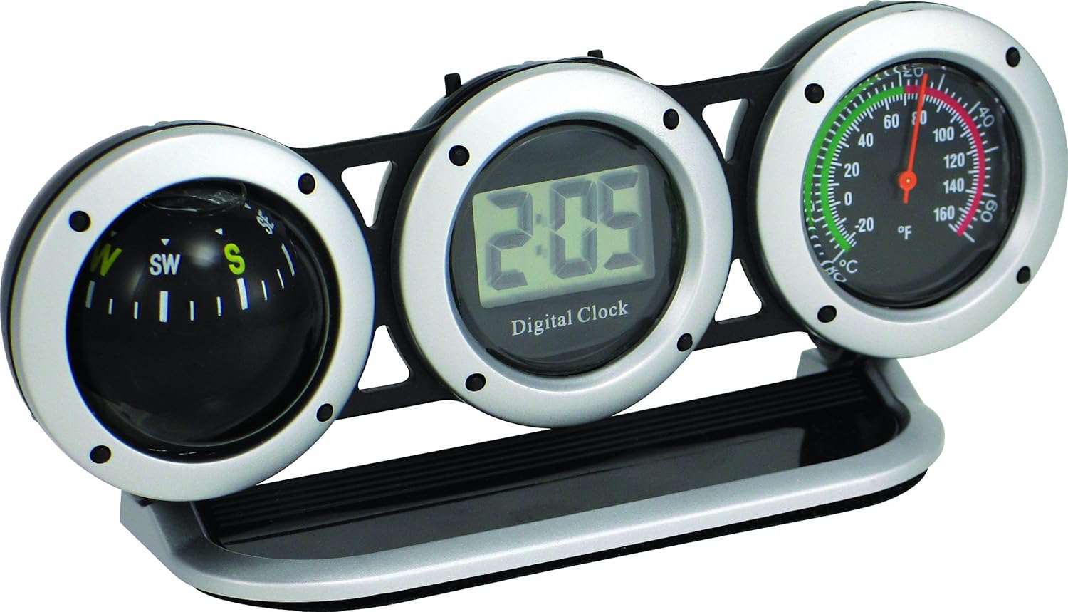 Bell Automotive 221290158 Combo Clock, Compass and Thermometer