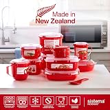 Sistema Microwave Breakfast Bowl 850 ml Red BPA Free view 6
