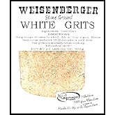Weisenberger Stone Ground White Grits, 2 lb | Authentic Old Fashioned Southern Style Corn Grits - Local Kentucky Proud Product - Non-GMO Coarse Ground