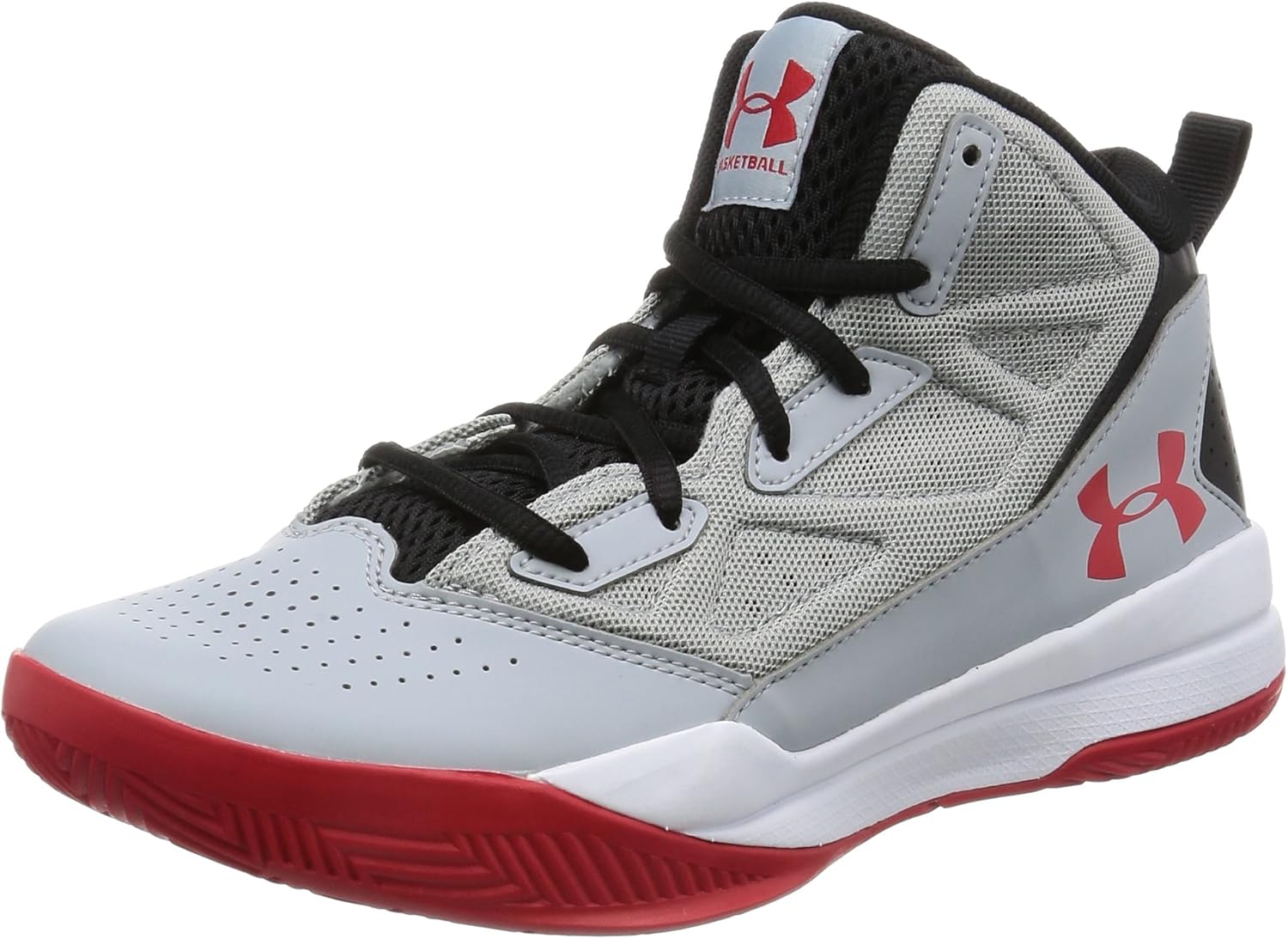 Amazon [アンダーアーマー] バスケットシューズ UA BGS JET MID 1302179 941 OVERCAST GRAY