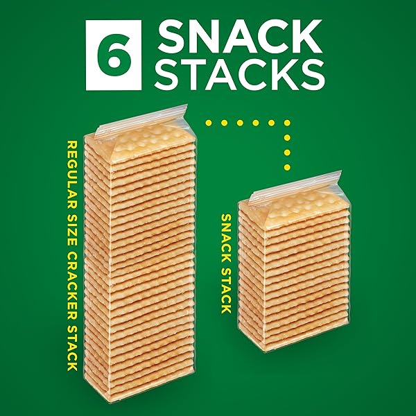 CLUB SNACK STACKS CRACKERS, LUNCH SNACKS, ORIGINAL, 12.5OZ BOX (6 STACKS)