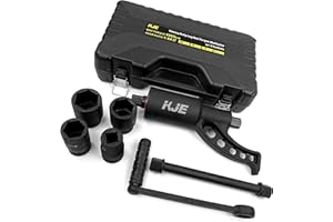 KJE Heavy Duty Torque Multiplier Wrench Set, w/ 1-5/16~1-5/8Inch Cr-v Socket (4800 N/M, 3,540 ft/lb), 1:64 Saving Lug Nut Remover Torque Wrench for Semi Truck & RVs