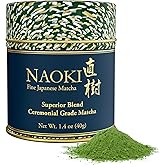 Naoki Matcha Superior Ceremonial Blend – Authentic Japanese First Harvest Ceremonial Grade Matcha Green Tea Powder from Uji, Kyoto (40g / 1.4oz)