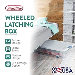 Sterilite 56 Qt Wheeled Latching Storage