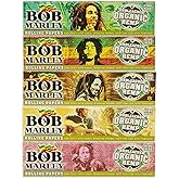 Bob Marley Rolling Paper - King Size Extra Long (110mm) Unbleached Paper - Pack of 5 Booklets!