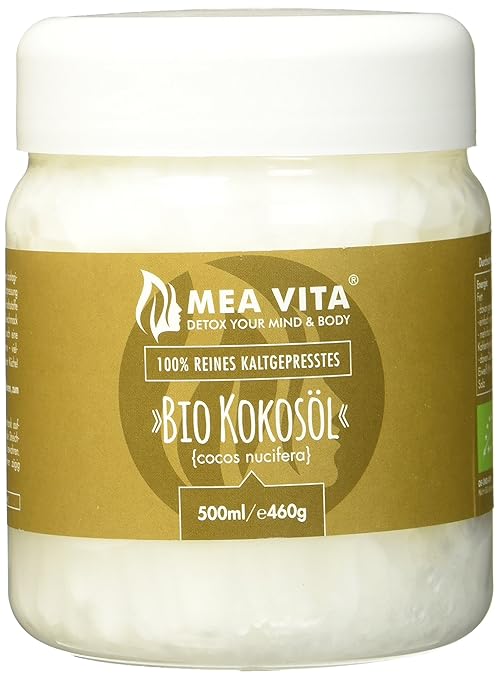 MeaVita Bio Kokosöl, nativ, 1er Pack (1 x 500 ml)