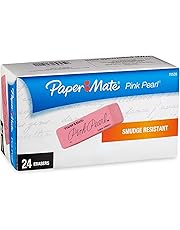 Sargent Art 4-Count Pink Eraser Blister Pack - Latex-Free School Erasers